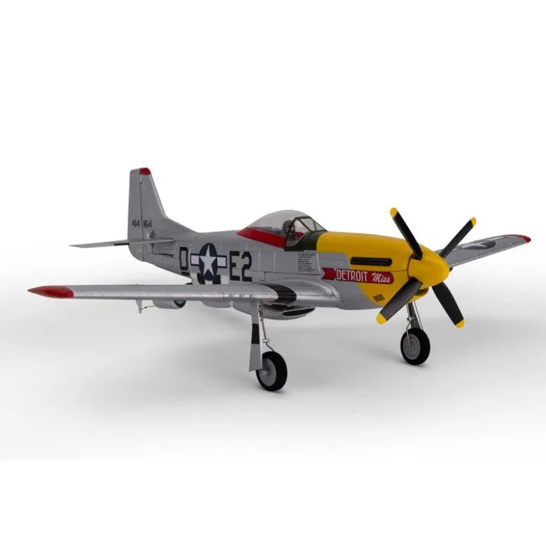 Avion UMX P-51D Mustang “Detroit Miss” BNF Basic avec AS3X et SAFE Select