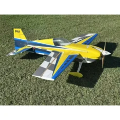 Avion Voltige Pilot RC - EDGE 540 – 39″ (1.0m), Jaune, Bleu, gris