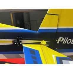 Avion Voltige Pilot RC - EDGE 540 – 39″ (1.0m), Jaune, Bleu, gris