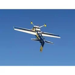 Avion Voltige Pilot RC - EDGE 540 – 39″ (1.0m), Jaune, Bleu, gris