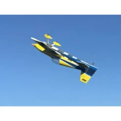 Avion Voltige Pilot RC - EDGE 540 – 39″ (1.0m), Jaune, Bleu, gris