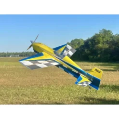 Avion Voltige Pilot RC - EDGE 540 – 39″ (1.0m), Jaune, Bleu, gris