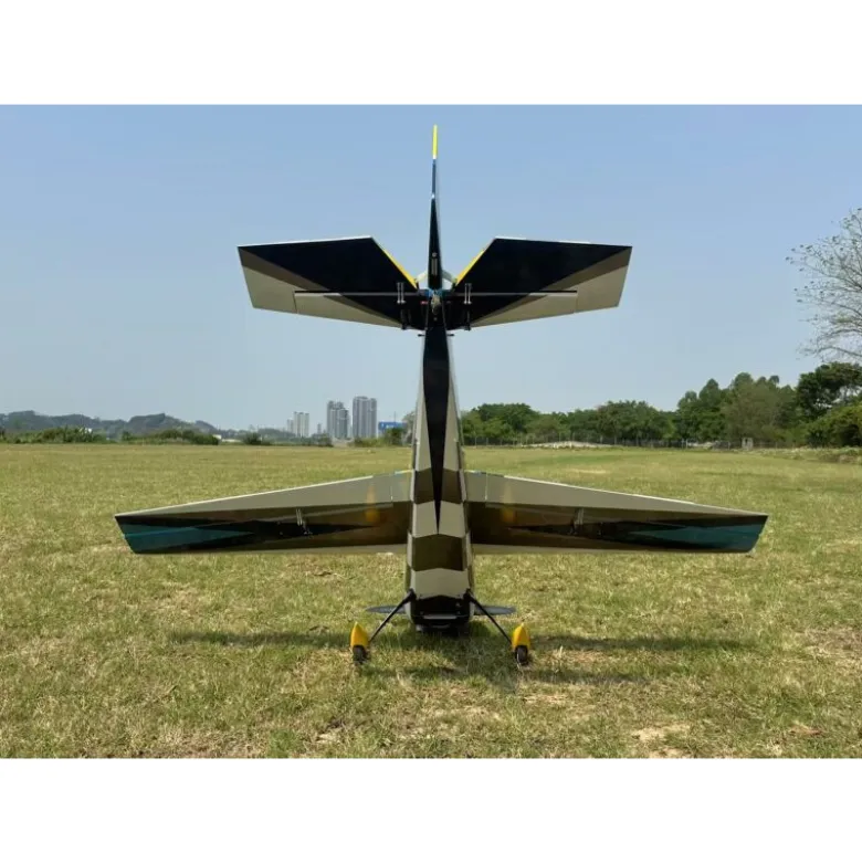 Avion Voltige - PilotRC - EDGE 540 V3 - (env. 1,90m) - Jaune, bleu, gris