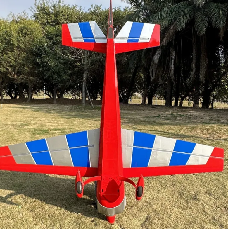 Avion Voltige Pilot RC EXTRA NG 78" - (envergure 1,97m) - Rouge Bleu Argent