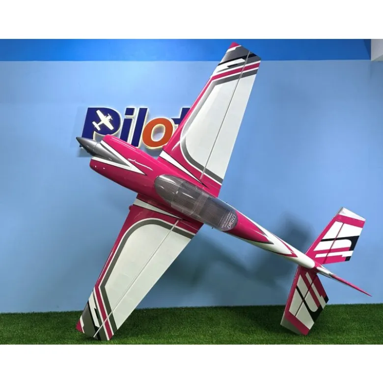 Avion Voltige - PilotRC - EXTRA NG-78 - (env. 1,97m) - rose blanc gris