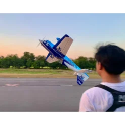 Avion Voltige Pilot RC - Extra 330 SX (envergure 2,29m) Bleu, Blanc, Noir
