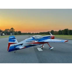 Avion Voltige - PilotRC - Raven 103 (env. 2,62m) - Bleu Blanc Rouge