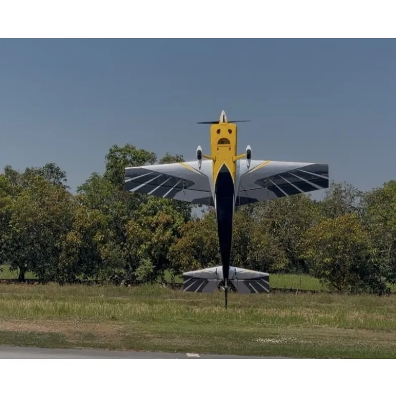 Avion Voltige - PilotRC - Raven 103 (env. 2,62m) - Jaune noir blanc