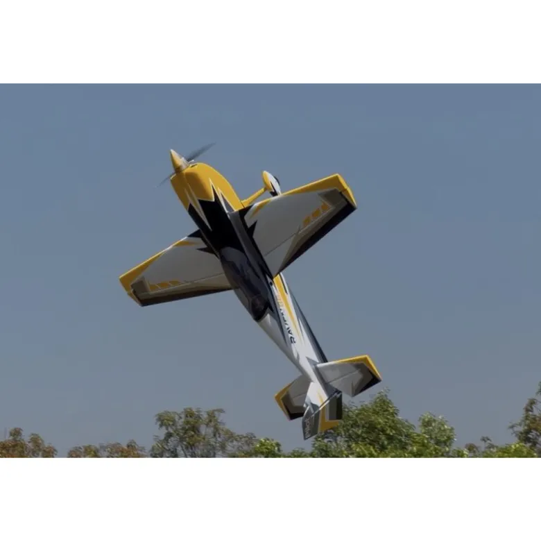 Avion Voltige - PilotRC - Raven 103 (env. 2,62m) - Jaune noir blanc