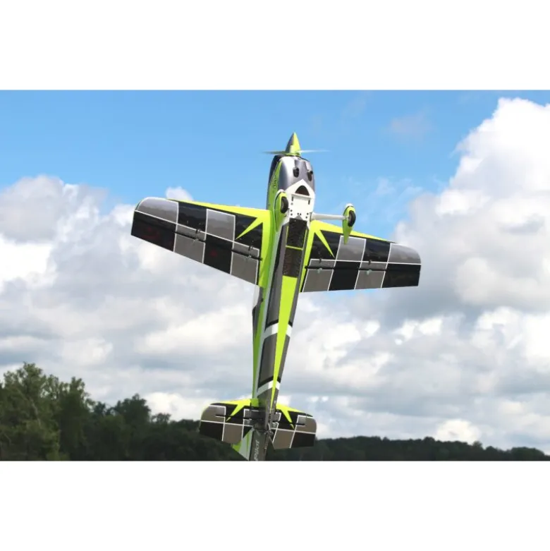 Avion Voltige - PilotRC - SBACH342 - (env. 2.63m) - vert gris noir blanc