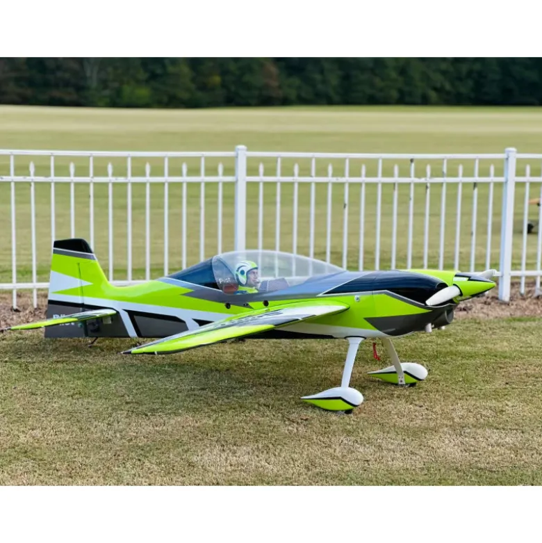 Avion Voltige - PilotRC - SBACH342 - (env. 2.63m) - vert gris noir blanc