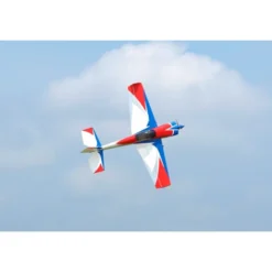 Avion Voltige - Pilot RC - Slick 74 - (env 1.88m) - Bleu, Blanc, Rouge