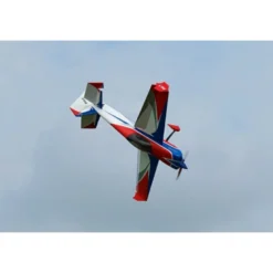 Avion Voltige - Pilot RC - Slick 74 - (env 1.88m) - Bleu, Blanc, Rouge