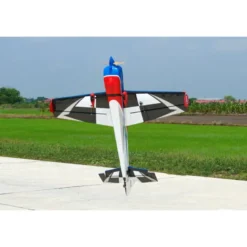 Avion Voltige - Pilot RC - Slick 74 - (env 1.88m) - Bleu, Blanc, Rouge