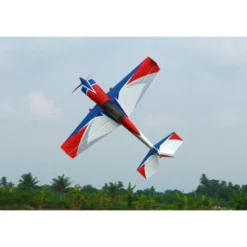 Avion Voltige - Pilot RC - Slick 74 - (env 1.88m) - Bleu, Blanc, Rouge