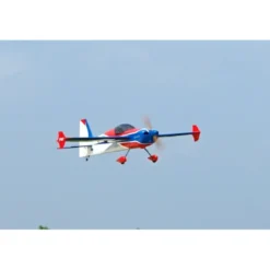Avion Voltige - Pilot RC - Slick 74 - (env 1.88m) - Bleu, Blanc, Rouge