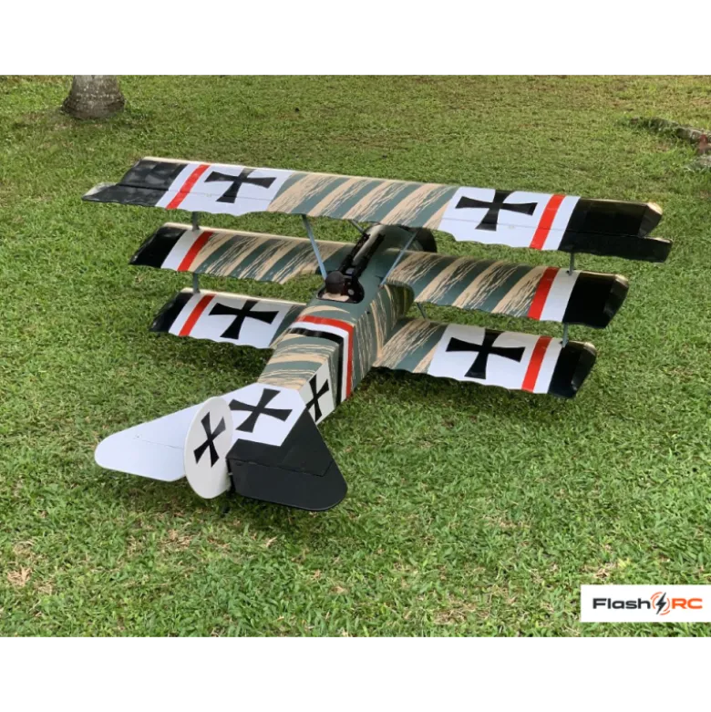 Avion VQ Fokker Dr.1 25cc camouflage version