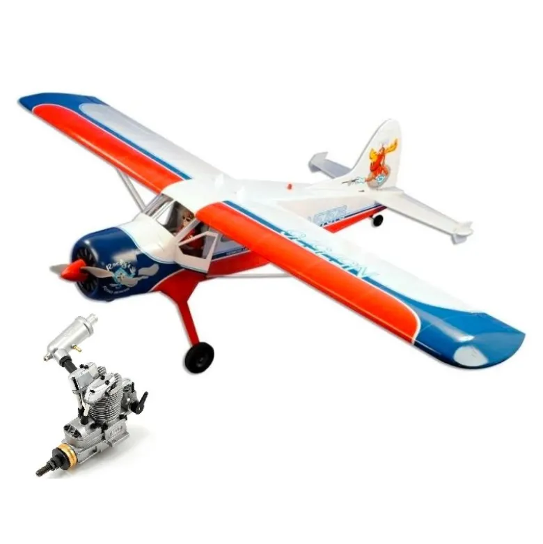 Avion VQ model DHC-2 Beaver ARF env.1.62m + Saito FA-62B Moteur methanol 4 temps