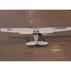 Avion VQ Model L-19 Birddog 55 size EP-GP ( 1,72m envergure) version argent
