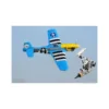 Avion VQ model P-51D Obsession env.1.52m + Saito FA-62B Moteur methanol 4 temps