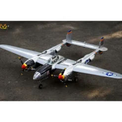 Avion VQ Model P-38 Lightning (Silver) 82.6" Wingspan ARF