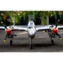 Avion VQ Model P-38 twin 2.1m version verte