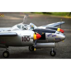 Avion VQ Model P-38 twin 2.1m version verte