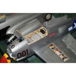 Avion VQ Model P-38 twin 2.1m version verte