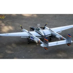 Avion VQ Model P-38 twin 2.1m version verte