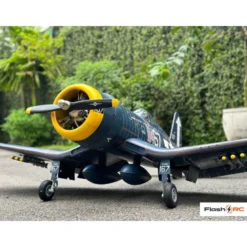 Avion VQ Models Corsair F4U bleu jaune / 1810mm ARF Warbird