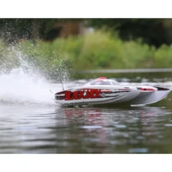 Bateau Blackjack 42 BL Rouge/Blanc RTR PROBOAT