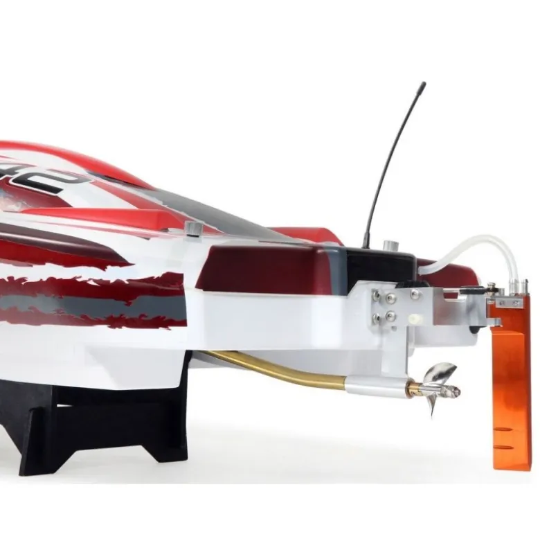 Bateau Blackjack 42 BL Rouge/Blanc RTR PROBOAT