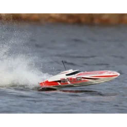 Bateau Impulse 32 BL Blanc/Rouge RTR PROBOAT