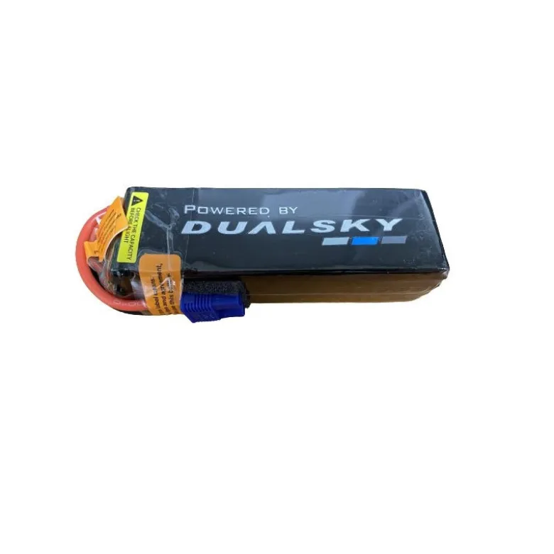 Batterie Dualsky HED, lipo 4S 14.8V 2200mAh 50C prise EC3