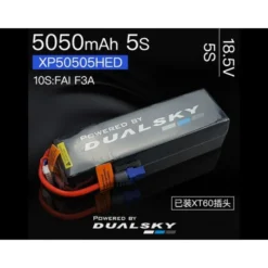 Batterie Dualsky HED, lipo 5S 18.5V 5050mAh 50C/5C