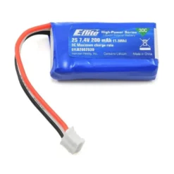 Batterie E-flite lipo 2S 7.4V 200mAh 30C prise jst-bec - EFLB2002S30