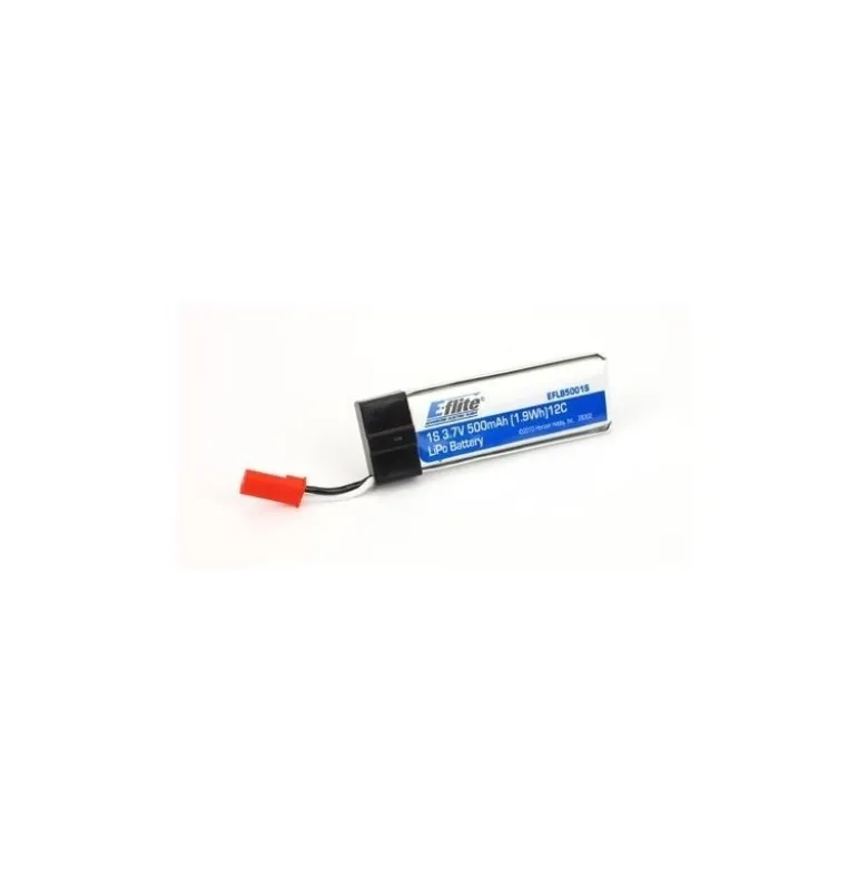 Batterie E-flite lipo 1S 3,7V 500mAh 25C prise jst bec -EFLB5001S