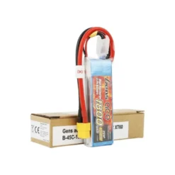 Batterie Gens Ace lipo 2S 7.4V 1800mAh 45C prise XT60