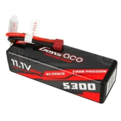 Batterie Gens Ace, Lipo 3S 11.1V 5300mAh 60C Hardcase 15# Deans