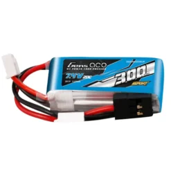 Batterie Gens Ace lipo 2S 7.4V 300mAh 20C prise jr-3p
