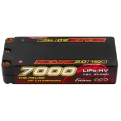 Batterie Gens Ace RedLine 2.0 Lipo Hv 2S MID 7000mAh 140C prise 5mm
