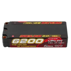 Batterie Gens Ace RedLine 2.0 Lipo Hv 2S MID 6200mAh 140C prise 5mm