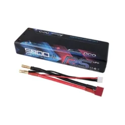 Batterie Gens Ace RS Hardcase, Lipo 2S 7.4V 5800mAh 100C prise 4.0mm