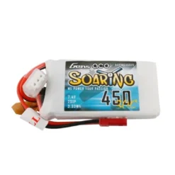 Batterie Gens Ace Soaring lipo 2S 7.4V 450mAh 30C prise JST