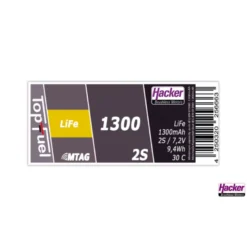 Batterie Hacker LiFe 1300-2S MTAG