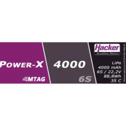 Batterie Hacker Power-X 4000-6S MTAG