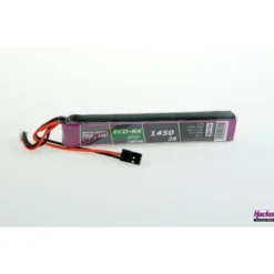 Batterie Hacker TopFuel Eco-RX SLIM RX MTAG, lipo 2S 7.4V 1450mAh 20C prise servo JR/UNI