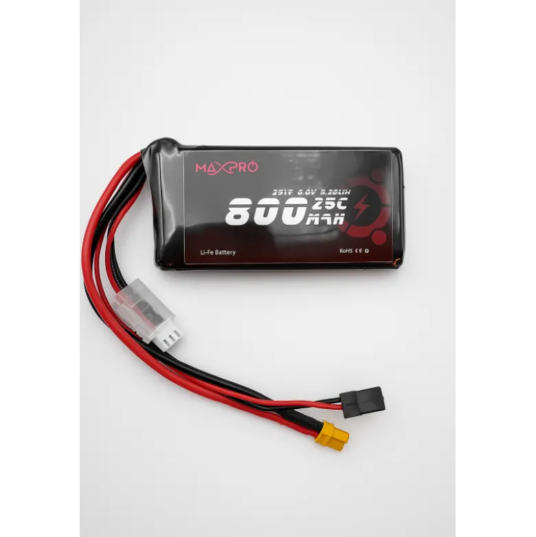 Batterie LiFe MaxPro 6.6V 1450mAh 25C JR/MPX