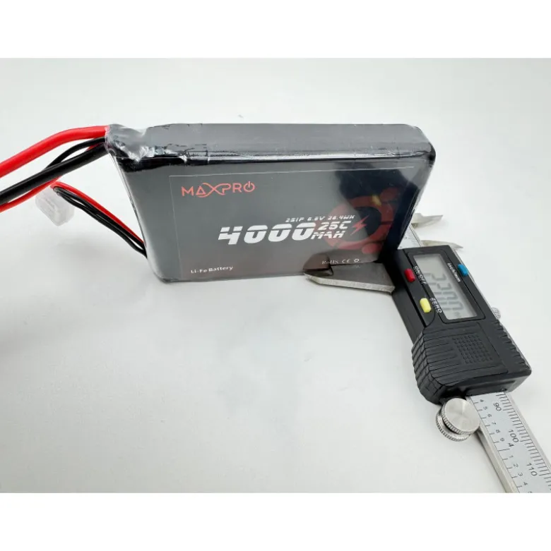 Batterie LiFe MaxPro 6.6V 4000mAh 25C JR/MPX