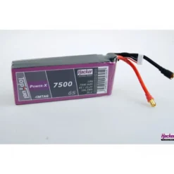 Batterie Lipo Hacker TopFuel Power-X MTAG 6S 22.2V 7500mAh 35C Prise XT90S